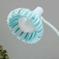 Настольная лампа "Санди" LED 4Вт USB АКБ синий 11,7х14,5х18 см