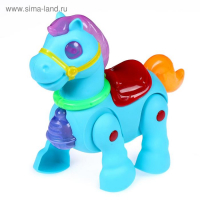 Лошадка &laquo;Дружок&raquo;, световые и звуковые эффекты, работает от батареек, МИКС