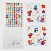 Набор для декорирования магнитов на новый год &laquo;Скоро Новый Год!&raquo;, новогодний набор для творчества