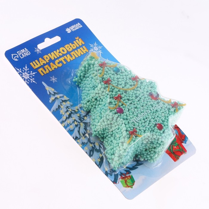 Новый год! Шариковый пластилин крупнозернистый &laquo;Ёлочка&raquo;, 6,3 г