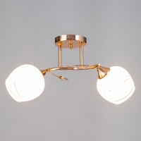 Люстра потолочная Люси 2хE27 40Вт Золото Люстра потолочная Люси 2хE27 40Вт Золото