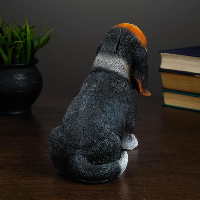 Копилка для денег &laquo;Щенок бассет хаунда&raquo;, гипс, 25&times;11&times;19 см