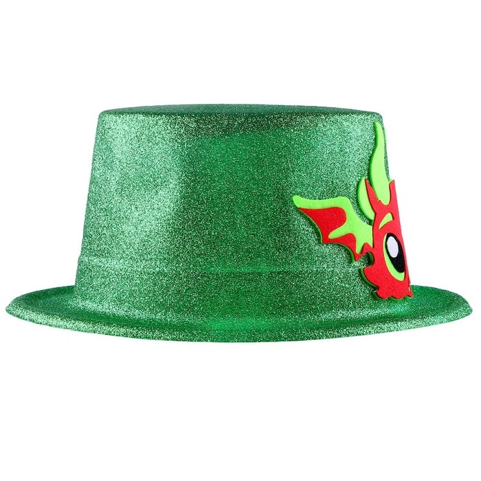 Карнавальная шляпа &laquo;Дракон&raquo;, цвет красный