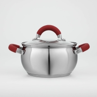 Кастрюля из нержавеющей стали Доляна &laquo;Вернер&raquo;, 1,9 л, d=16 см, с крышкой