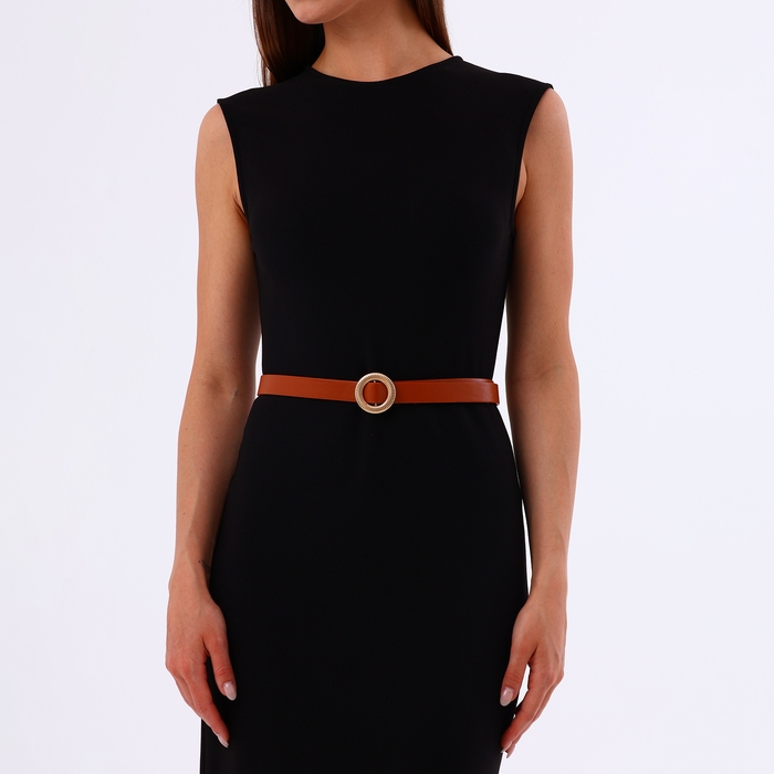 Ремень женский, ширина 1,9 см, пряжка металл, цвет рыжий Ремень женский, ширина 1,9 см, пряжка металл, цвет рыжий