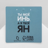 Серьги акрил &laquo;Инь-ян&raquo; котики, цвет чёрно-белый