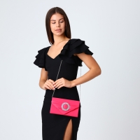 Сумка-клатч на магните, цвет фуксия Сумка-клатч на магните, цвет фуксия