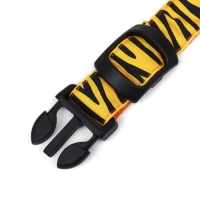 Ошейник с подсветкой Тигр 3 режима свечения размер S, ОШ 22-40 х 2,5 см оранжевый