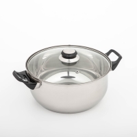 Кастрюля из нержавеющей стали Astell, 4.8 л, d=24, капсульное дно, индукция