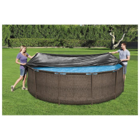 Тент для каркасных бассейнов, d=366 см, 58037 Bestway Тент для каркасных бассейнов, d=366 см, 58037 Bestway