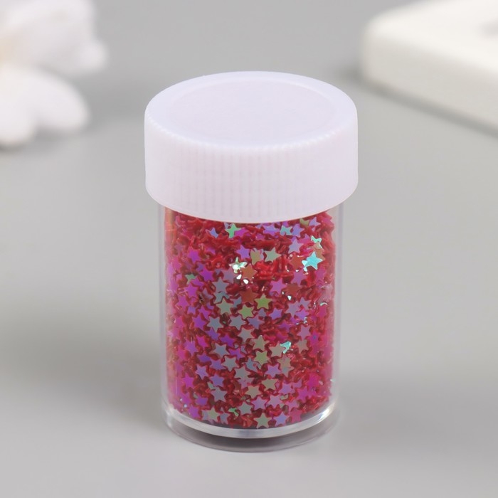 Блестки в баночке Блестки в баночке "Звёздочки" 12 шт, ассорти