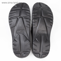 Сланцы мужские &laquo;Тайм&raquo; цвет чёрный, размер 42-43