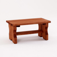 Лавочка низкая мореная, сорт В, 35х17х22см, липа "Добропаровъ" Лавочка низкая мореная, сорт В, 35х17х22см, липа "Добропаровъ"