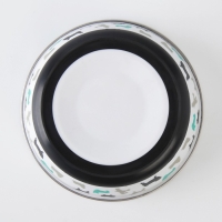 Миска для кошек и собак из нержавеющей стали &laquo;Собаки&raquo;, 450 мл, 14 х 4.5 см