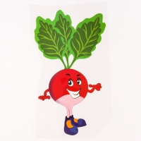 Термотрансфер &laquo;Редис&raquo;, набор 10 шт.