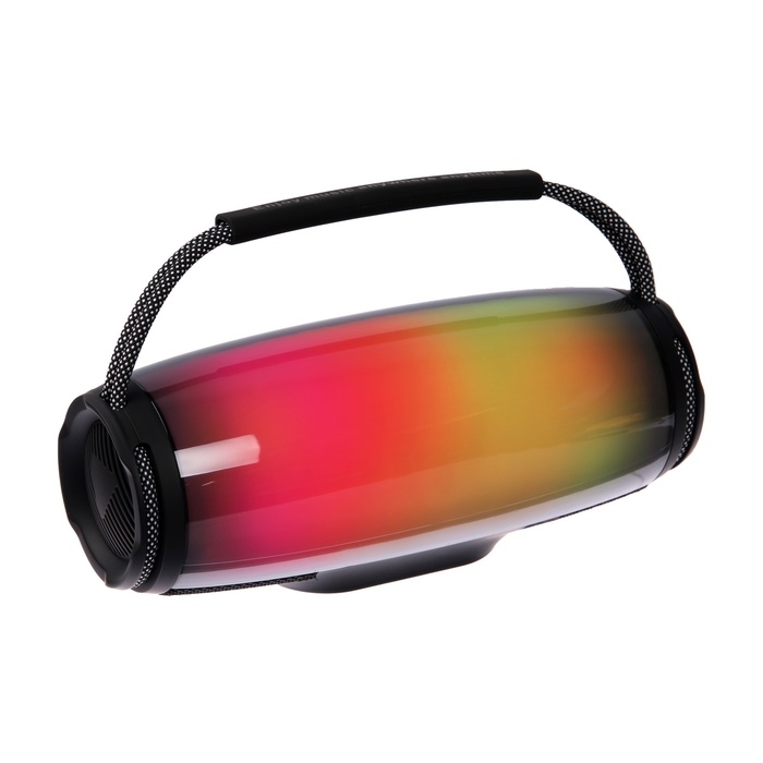 Портативная колонка Pulse6, 12 Вт, 1800 мАч. BT5.3, подсветка, micro SD, чёрная Портативная колонка Pulse6, 12 Вт, 1800 мАч. BT5.3, подсветка, micro SD, чёрная