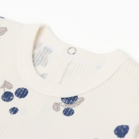 Платье и повязка Крошка Я Blueberry  р. 68-74, молочный