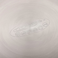 Кастрюля &laquo;Титан&raquo;, 6,4 л, d=22 см, h=17 см, капсульное дно, металлическая крышка, индукция,