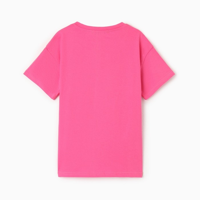 Футболка детская KAFTAN "Единорог", р. 30 (98-104 см), ярко-розовый