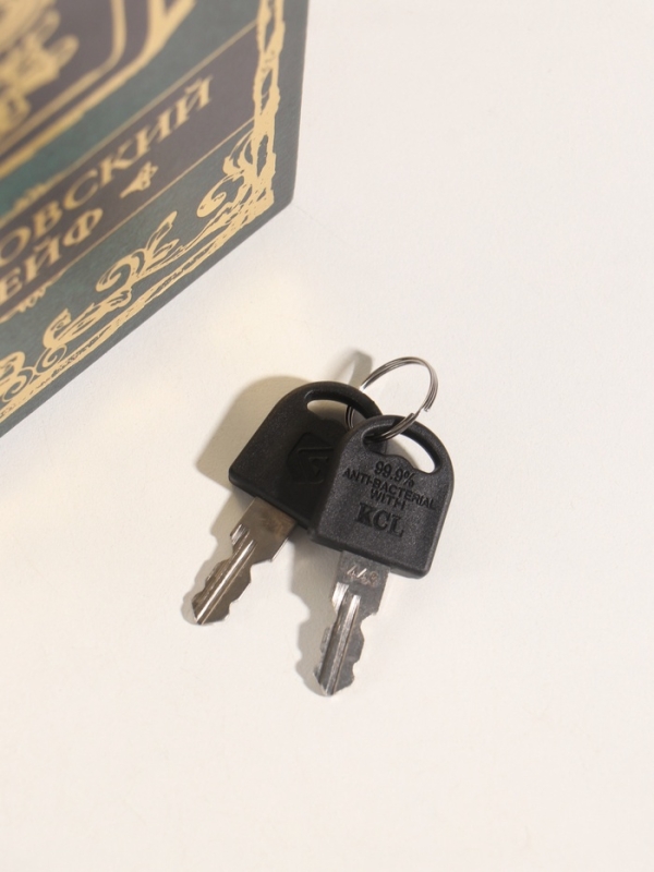 Сейф-книга дерево кожзам "Банковский сейф" тиснение 21х13х5 см