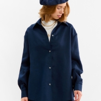 Блузка женская MINAKU: Safari цвет синий, размер 48