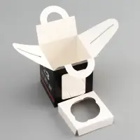 Коробка для 1 капкейка, &laquo;23 Февраля&raquo;, 9.2&times;9.2&times;11.1 см