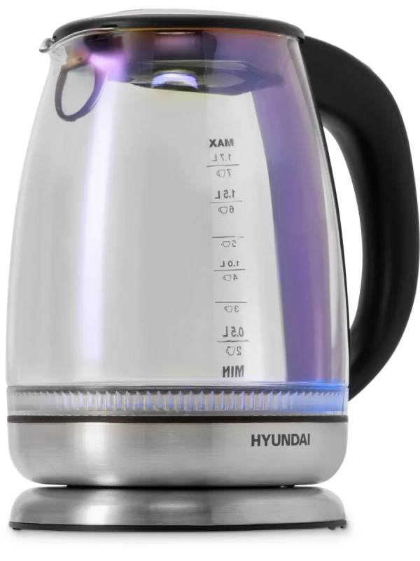 Чайник HYK-G8800 1.7л. 2200Вт серебристый