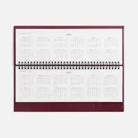 Планинг Faro, датированный, бордовый