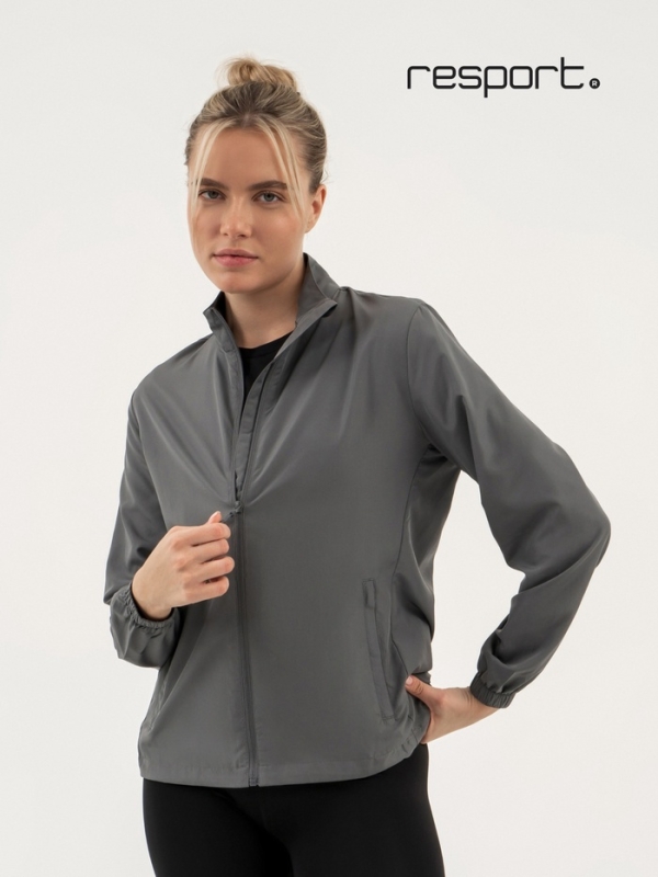 Ветровка женская Resport, р. 46, цвет серый, спортивная Ветровка женская Resport, р. 46, цвет серый, спортивная