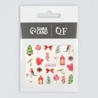 Слайдеры для ногтей &laquo;Winter home&raquo;, разноцветные