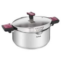 Кастрюля Cook & Clip 24 см с крышкой, подходит для индукции