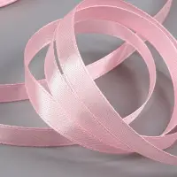 Лента атласная, 10 мм, 23&plusmn;1 м, розовая №04