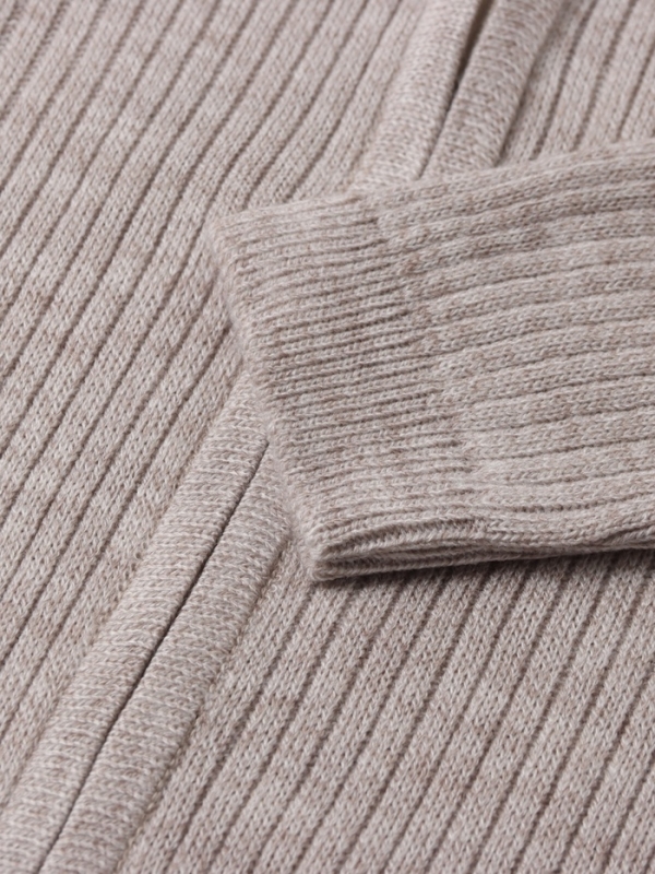 Костюм детский вязаный (кофта и брюки) MINAKU, цвет бежевый, рост 134 см