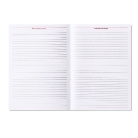 Ежедневник недатированный А5, 160 листов "Небраска", обложка искусственная кожа, перфорация углов, синий