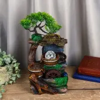 Фонтан "Хижина под деревом" 32х15х13 см (с подсветкой)