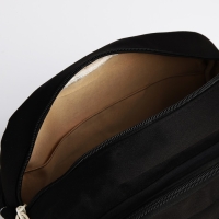 Сумка молодёжная на молнии, цвет чёрный Сумка молодёжная на молнии, цвет чёрный