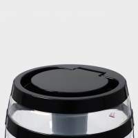 Пивной бочонок &laquo;Банный&raquo;, 3 л, ёмкость для льда, подсветка, пластик, чёрный