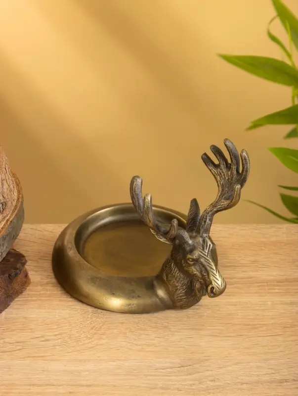 Подставка для бутылки "Лось" 18х14х14 см, алюминий