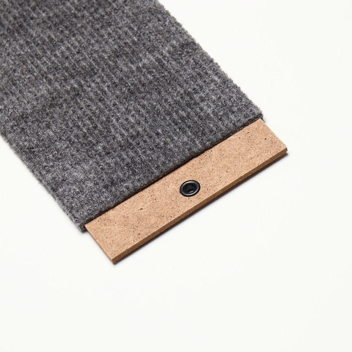 Когтеточка Когтеточка "Пижон", ДВП, ковролин, 50 х 10 см, серая