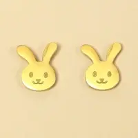 Серьги гвоздики &laquo;Зайчики&raquo;