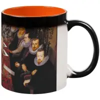 Кружка-хамелеон &laquo;Новая классика. Dream Team&raquo;, матовая, оранжево-черная