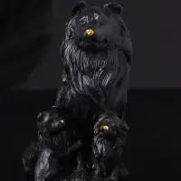 Фигура "Колли" 10х7 см, черный