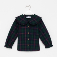 Рубашка для девочки KAFTAN "Клетка", р. 30 (98-104 см)