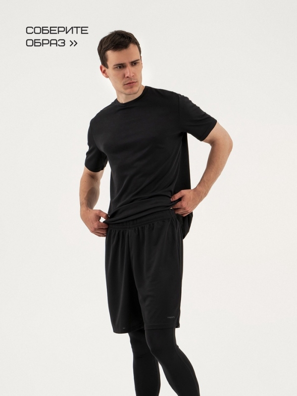 Тайтсы мужские Resport, р. 46, цвет чёрный, базовые Тайтсы мужские Resport, р. 46, цвет чёрный, базовые