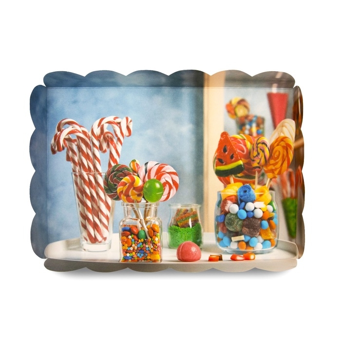 Коробочка для печенья, Коробочка для печенья, "Сладости на праздник", 22 х 15 х 3 см 5шт