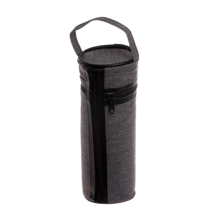 Пенал-тубус школьный на молнии "Джинс", МИКС