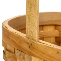 Корзина плетеная 22 х 15,5 х 12 см ручка h=13 см секвойя