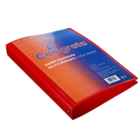 Папка на 4 кольцах А4, Calligrata "Панорама", 40 мм, 700 мкм, лицевой карман, красная, МИКС Папка на 4 кольцах А4, Calligrata "Панорама", 40 мм, 700 мкм, лицевой карман, красная, МИКС