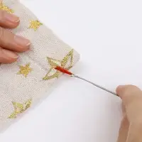 Игла для поднятия петель, 15 см, красная