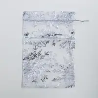 Мешочек подарочный органза &laquo;С Новым годом!&raquo;, 20 х 30 см +/- 1.5 см